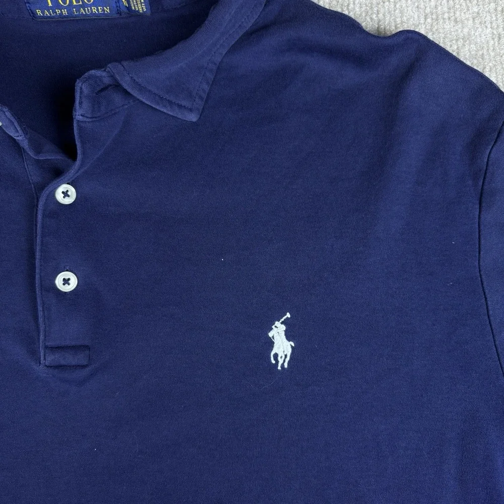 Polo Ralph Lauren Polo Shirt Men's XL Blue Short Sleeve Cotton Pony Logo Classic